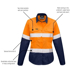 Picture of Syzmik Womens Rugged Cooling Hi Vis Taped Long Sleeve Shirt (ZW720)