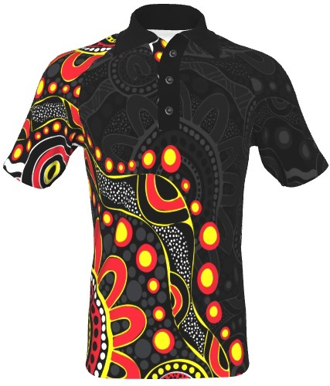 Picture of UA Custom The Dance of Existence Indigenous Polo (AP007)