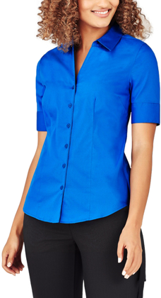 Picture of Biz Collection Monaco Ladies Short Sleeve Shirt (S770LS)