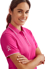 Picture of Bizcare Womens Pink Polo (CST313LS)