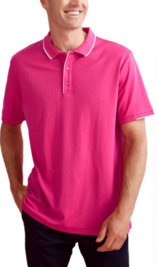 Picture of Bizcare Mens Pink Polo (CST313MS)