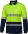 Picture of JB's Wear Hi Vis Long Sleeve Segmented Tape Polo (6HLST)