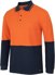 Picture of JB's Wear Hi Vis Long Sleeve Cotton Pique Traditional Polo (6HVQL)