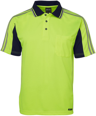 Picture of JB's Wear Hi Vis Short Sleeve Arm Tape Polo (6AT4S)