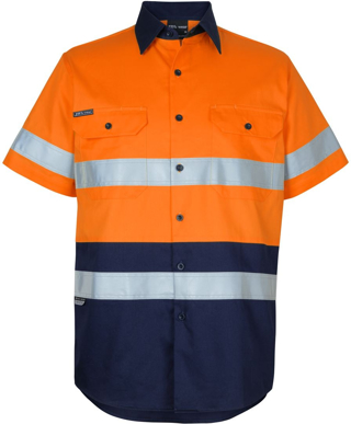 Picture of JB's Wear Hi Vis Day & Night Short Sleeve Work Shirt (6DNWS)