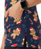 Picture of NNT Uniforms Womens Christmas Gingerbread Surfer Scrub Top (CATUXV-MNS)