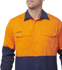 Picture of King Gee Workcool 2 Hi Vis Two Tone Long Sleeve Drill Work Shirt (K54870)