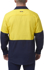 Picture of King Gee Workcool 2 Hi Vis Two Tone Closed Front Long Sleeve Shirt (K54876)