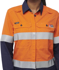 Picture of King Gee Womens Shieldtec Lenzing FR Hi Vis Spliced Open Front Taped Shirt (K84002)