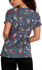 Picture of Cherokee Scrubs Womens Sleigh All Day Scrub Top (DK852 SGDM)