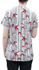 Picture of White Cross Happy Trees Womens Printed V-Neck Top (618HYT)