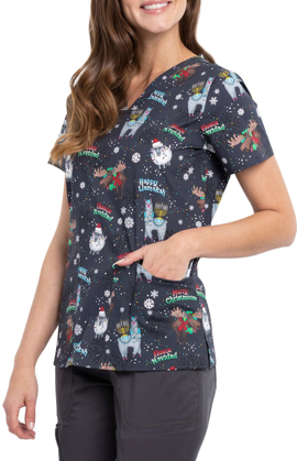 Picture of Cherokee Merry Whatever Christmas  Top (3XL and 4XL)