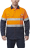 Picture of King Gee Unisex ShieldTec FR Hi Vis 2 Tone Open Front Taped Shirt (Y04350)