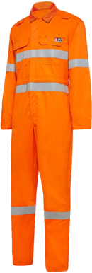 Picture of King Gee ShieldTec FR Light Weight Hi Vis Taped Coverall (Y00080)