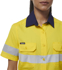 Picture of King Gee Womens Workcool Vented Reflective Short Sleeve Shirt (K44229)