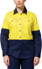 Picture of Hard Yakka Womens Long Sleeve Hi Vis 2 Tone Vented Shirt (Y08423)