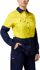 Picture of Hard Yakka Womens Core 2 Tone Hi Vis Vented Long Sleeve Shirt (Y08225)