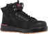 Picture of Hard Yakka Womens 3056 Lace Up & Side Zip Safety Boot - Black (Y60245)