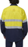 Picture of Hard Yakka Core Hi Vis Long Sleeve 2 Tone Reflective Vented Cotton Shirt (Y07940)