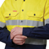 Picture of Hard Yakka Core Hi Vis Long Sleeve 2 Tone Reflective Vented Cotton Shirt (Y07940)