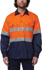 Picture of Hard Yakka Core Hi Vis Long Sleeve 2 Tone Reflective Vented Cotton Shirt (Y07940)