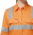 Picture of Hard Yakka Womens Foundations Biomotion Hi Vis Reflective Long Sleeve Shirt (Y08421)