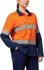 Picture of Hard Yakka Womens Hi Vis Lightweight 2 Tone Reflective Long Sleeve Shirt (Y08805)