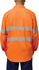 Picture of Hard Yakka Hi Vis Closed Front Reflective Long Sleeve Cotton Drill Shirt (Y07899)