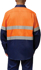 Picture of Hard Yakka Hi Vis 2 Tone Long Sleeve Reflective Cotton Drill Shirt (Y07990)