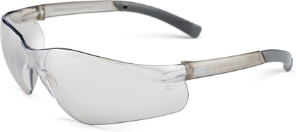 Picture of DNC Workwear Clear Full Silver Mirror Solar Safety Glasses (SP03521)