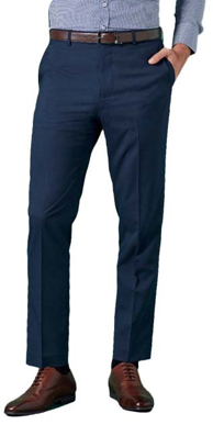 Picture of Biz Corporates Mens Renew Slim Fit Flat Front Pant (RGP407M)